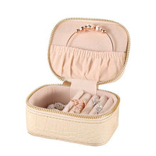 Load image into Gallery viewer, Jewelry Storage Box PU Leather Travel Portable Holders Case
