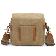 Load image into Gallery viewer, Canvas SLR Camera Bag Mirrorless Camera Bag Sony A6000 A7R Waterproof Single-Shoulder Camera Bag
