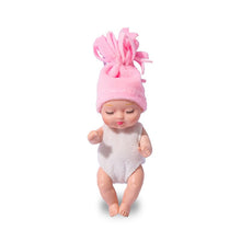 Load image into Gallery viewer, 12CM Sleep Baby Doll Various Style Cute Animal Baby Simulated Reborn Baby DIY Toy with Clothes for Children's Gift
