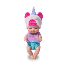 Load image into Gallery viewer, 12CM Sleep Baby Doll Various Style Cute Animal Baby Simulated Reborn Baby DIY Toy with Clothes for Children's Gift
