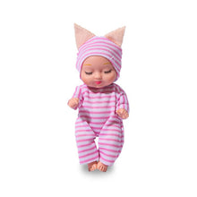 Load image into Gallery viewer, 12CM Sleep Baby Doll Various Style Cute Animal Baby Simulated Reborn Baby DIY Toy with Clothes for Children's Gift
