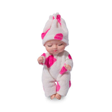 Load image into Gallery viewer, 12CM Sleep Baby Doll Various Style Cute Animal Baby Simulated Reborn Baby DIY Toy with Clothes for Children's Gift
