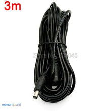 Load image into Gallery viewer, 12V DC Power Cord 5.5*2.1mm Male Female Power Adapter Extension Cable 1m 2m 3m 5m 10m Extend Wire For CCTV Camera LED Strip Use
