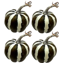 Load image into Gallery viewer, 12pcs Artificial Pumpkin Velvet Plush Material Soft Fake Pumpkin Autumn Harvest Thanksgiving Halloween Decoration
