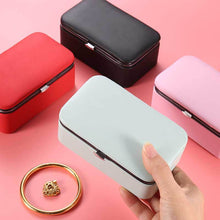 Load image into Gallery viewer, Jewelry Storage Box PU Leather Travel Jewellery Portable  Holders Case
