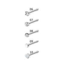 Load image into Gallery viewer, Combination Nose Stud Suit Nose Ring Body Piercing Accessories Stainless Steel Nose Stud
