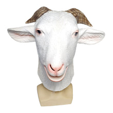 Load image into Gallery viewer, Christmas Gift Carnival Party Funny Mask Animal Goat Latex Mask
