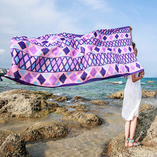Load image into Gallery viewer, Summer Cotton and Linen Ethnic Style Travel Scarf Sunscreen Scarf Talma Women's Beach Scarf Printed Shawl New
