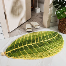 Load image into Gallery viewer, Leaves Flocking Water-Absorbing Non-Slip Mat Bathroom Door Mat Mattress Aesthetics Home Decor Rug
