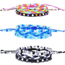 Load image into Gallery viewer, Teenagers Colorful Beads Bracelet Waterproof Wax Line
