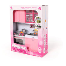 Load image into Gallery viewer, Children Play House Simulation Kitchen Tableware Set Boys and Girls Pink Cooking Kitchenware Combination Cooking Toy Gift
