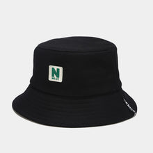 Load image into Gallery viewer, N Letters Fisherman Hat Monochrome Outdoor Sun Hat Anti-DDoS Sun Hat Summer Student Couple Bucket Hat
