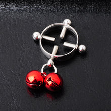 Load image into Gallery viewer, Color Bell Stainless Steel Bell Piercing Jewelry Nipple Ring
