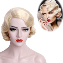 Load image into Gallery viewer, Cosplay Water Ripple Opera Classical Wig Vintage Black Women's Wig
