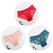 Load image into Gallery viewer, 3 Pack Women's Lace French Knickers Briefs Ladies Flora Sexy Underwear Panties
