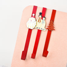 Load image into Gallery viewer, Metal Decoration Christmas Tree Small Pendant Garland Wreath Door Hanging Christmas Hook Ornament
