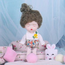 Load image into Gallery viewer, 13cm Doll 13 Movable Joints Boys Girls with Clothes OB11 Doll Curly Short Fake Cute Expression Mini 1/12 Doll Toy Girl Gift
