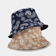 Load image into Gallery viewer, Paisley Bucket Hat Couple Street Trendy Hip-Hop Hip-Hop Hat Baby Boy and Girl Summer Sun Hat Bucket Hat

