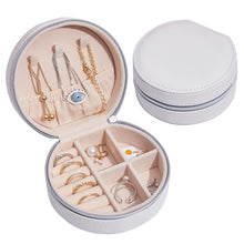 Load image into Gallery viewer, Jewelry Storage Box PU Leather Earrings Creative Portable Holders Case
