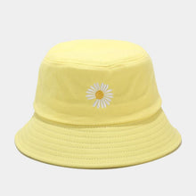 Load image into Gallery viewer, Macaron Color Small Daisy Flower Bucket Hat Female Japanese Little Fresh Sun Hat Summer Couple Bucket Hat

