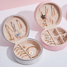 Load image into Gallery viewer, Jewelry Storage Box PU Leather Earrings Creative Portable Holders Case
