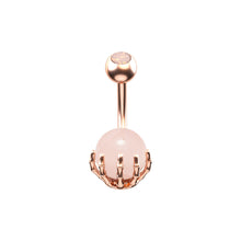 Load image into Gallery viewer, Paw Belly Ring Navel Stud Piercing Jewelry (Palm)
