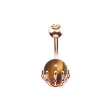 Load image into Gallery viewer, Paw Belly Ring Navel Stud Piercing Jewelry (Palm)
