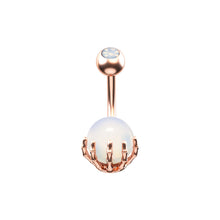 Load image into Gallery viewer, Paw Belly Ring Navel Stud Piercing Jewelry (Palm)

