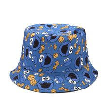 Load image into Gallery viewer, Cartoon Pattern Bucket Hat Female Street Trend Double-Sided Bucket Hat Male Summer Outdoor Sun Hat
