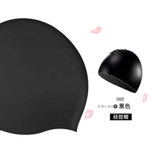 Load image into Gallery viewer, Silicone Swimming Cap Adult Swimming Cap Unisex Waterproof Ear Protection Swimming Cap

