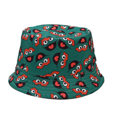 Load image into Gallery viewer, Cartoon Pattern Bucket Hat Female Street Trend Double-Sided Bucket Hat Male Summer Outdoor Sun Hat
