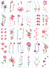 Load image into Gallery viewer, Fresh Tattoo Stickers English Alphabet Cartoon Temporary Tattoo Stickers
