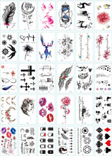 Load image into Gallery viewer, Fresh Tattoo Stickers English Alphabet Cartoon Temporary Tattoo Stickers
