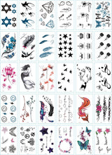 Load image into Gallery viewer, Fresh Tattoo Stickers English Alphabet Cartoon Temporary Tattoo Stickers
