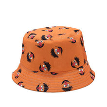 Load image into Gallery viewer, Cartoon Pattern Bucket Hat Female Street Trend Double-Sided Bucket Hat Male Summer Outdoor Sun Hat
