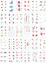 Load image into Gallery viewer, Fresh Tattoo Stickers English Alphabet Cartoon Temporary Tattoo Stickers
