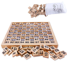 Load image into Gallery viewer, 1-100 Digital Connection Plate Children's Early Education Numbers Toy Wooden Math Teaching Aids
