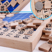 Load image into Gallery viewer, 1-100 Digital Connection Plate Children's Early Education Numbers Toy Wooden Math Teaching Aids
