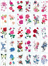Load image into Gallery viewer, Fresh Tattoo Stickers English Alphabet Cartoon Temporary Tattoo Stickers
