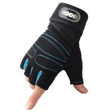 Load image into Gallery viewer, New Wristband Half Finger Gloves Thin Sports Fitness Anti-Slip Shockproof Outdoor Riding Gloves
