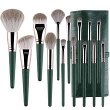 Load image into Gallery viewer, 14Pcs Makeup Brushes Set Cosmetic Foundation Powder Blush Eye Shadow Lip Blend Wooden Make Up Brush Tool Kit Maquiagem
