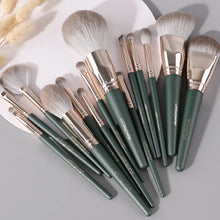 Load image into Gallery viewer, 14Pcs Makeup Brushes Set Cosmetic Foundation Powder Blush Eye Shadow Lip Blend Wooden Make Up Brush Tool Kit Maquiagem
