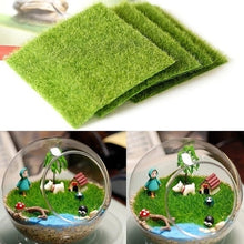 Load image into Gallery viewer, 15/30cm Grass Mat Green Artificial Lawns Turf Carpets Fake Sod Garden Moss Landscape For Home Floor Aquarium Wedding Decoration
