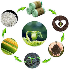 Load image into Gallery viewer, Compostable trash bags biodegradable kitchen food waste bag, corn starch garbage bags ,kitchen scraps bag
