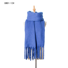 Load image into Gallery viewer, Season New Thick Tassel Circle Sand Solid Color Scarf Women's Thickened Men's Shawl
