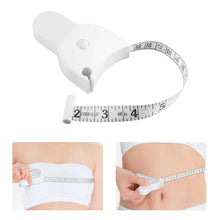 Load image into Gallery viewer, 150cm/60 Inch Fitness Accurate Fitness Caliper Body Waist Chest Arms Legs Measuring Tape Retractable Ruler Measure
