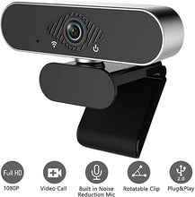 Load image into Gallery viewer, 1080P Computer Camera with Microphone PC Network USB Plug and Play
