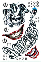Load image into Gallery viewer, Halloween Tattoo Sticker Paper X Task Force Suicide Squad Tattoo Sticker Little Ugly Girl Hallie Queen

