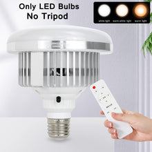 Load image into Gallery viewer, 155W  LED Bulbs Dimmable Photography Light with Tripod Remote Control Photo Studio Lamp Daylight Bulb Streaming Video Lights
