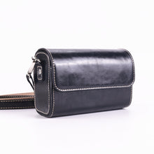 Load image into Gallery viewer, Leather Camera Bag Waterproof and Dustproof Suitable for Canon G7x3 G5x2 Sony SLR Leather Case Lx10zs220 Ricoh GR3 Universal Camera Bag
